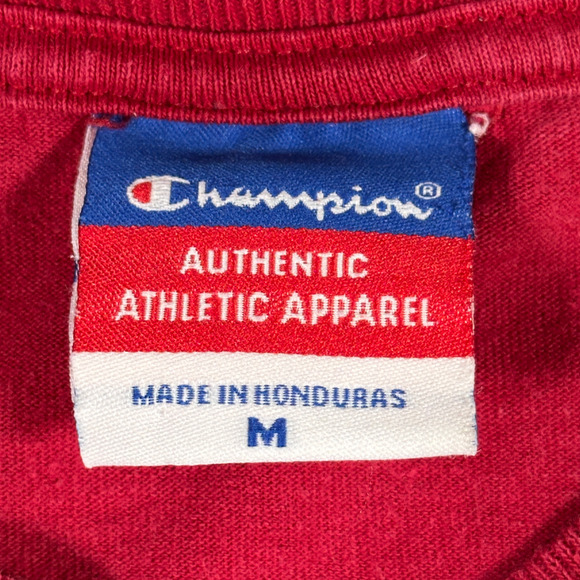 Vintage Indiana Hoosiers Shirt Adult MEDIUM Red University Champion NCAA Y2K - Picture 3 of 6